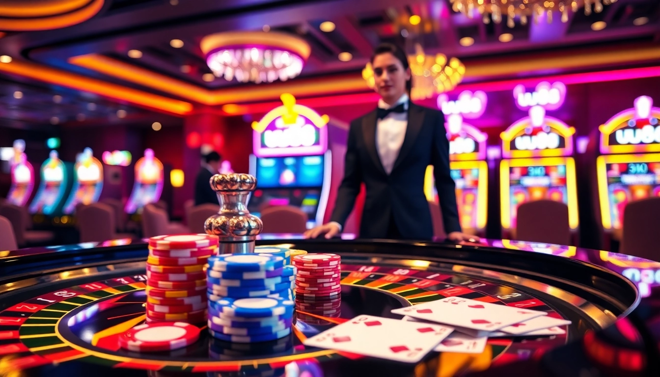 Experience the thrill of gambling at uu88 with vibrant casino games and luxurious setups.