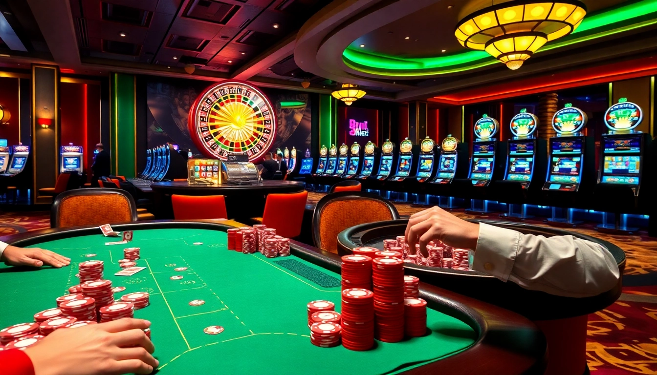Experience thrilling action at nhà cái 8kbet with vibrant casino games and professional poker tables.