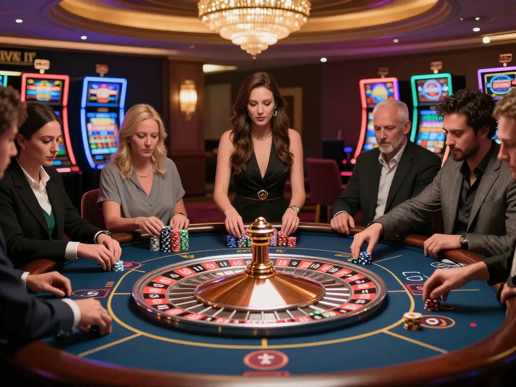 Experience the thrill of 13WIN with an exciting roulette game at an upscale casino