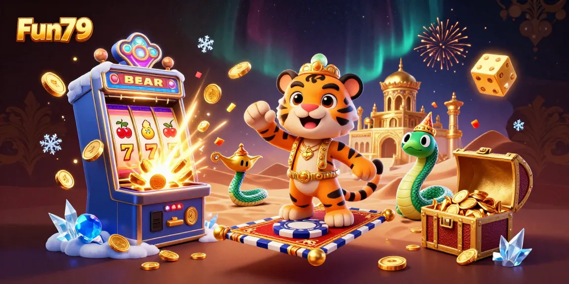 Engage with Fun79's vibrant online gambling ecosystem, showcasing a dynamic gaming world.