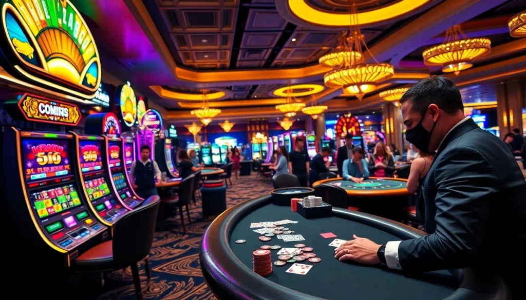 Experience the thrill of playing at vvjl casino with vibrant tables and exciting games.