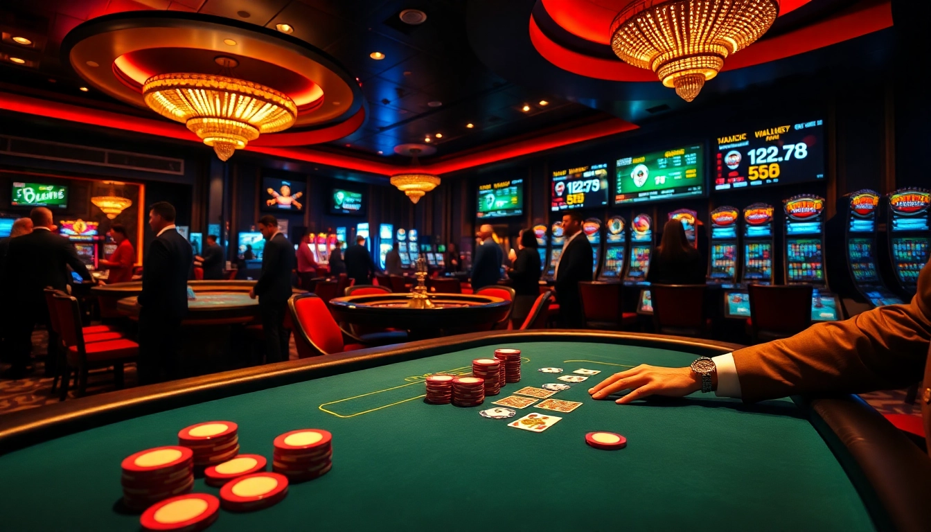 Experience the excitement of 11 uu at a luxurious casino with vibrant games and thrilling action.