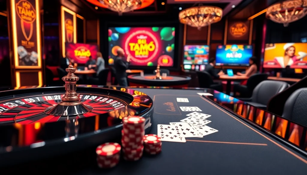 Experience the thrill of 68 Game Bài with vibrant casino action and exciting gameplay.
