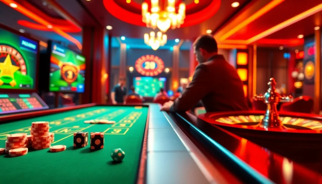 Experience a thrilling gaming moment at rikvip’s luxurious online casino, featuring engaging poker gameplay and vibrant visuals.