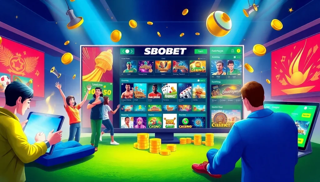 Exciting online betting experience at sbobet.dance showcasing diverse gaming options and user engagement.