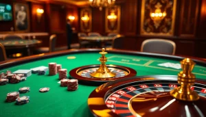Experience thrilling betting at uu88 trang chủ with a vibrant casino atmosphere and roulette highlight.