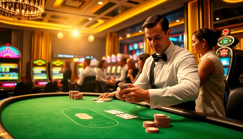 Experience high-stakes poker action with SV66's exclusive casino setting.
