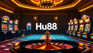 Experience the excitement of gambling at Hu88, featuring vibrant roulette tables and immersive slot machines.