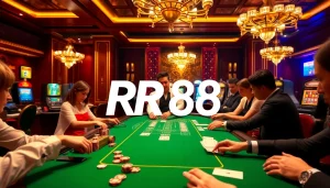 Players engaging at the RR 88 casino table, enjoying a thrilling live dealer experience.