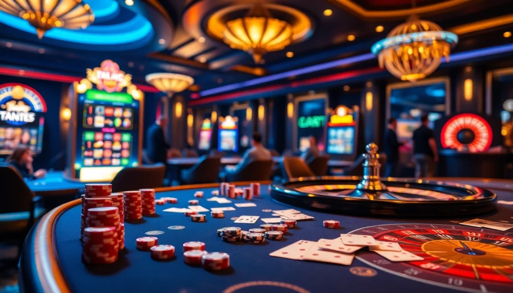 Experience the excitement of gambling at Trang S8 with vibrant casino visuals and engaging gameplay.